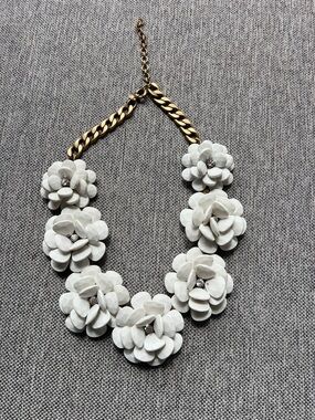 J.Crew J Crew Chunky Statement Necklace with adjustable Gold Chain